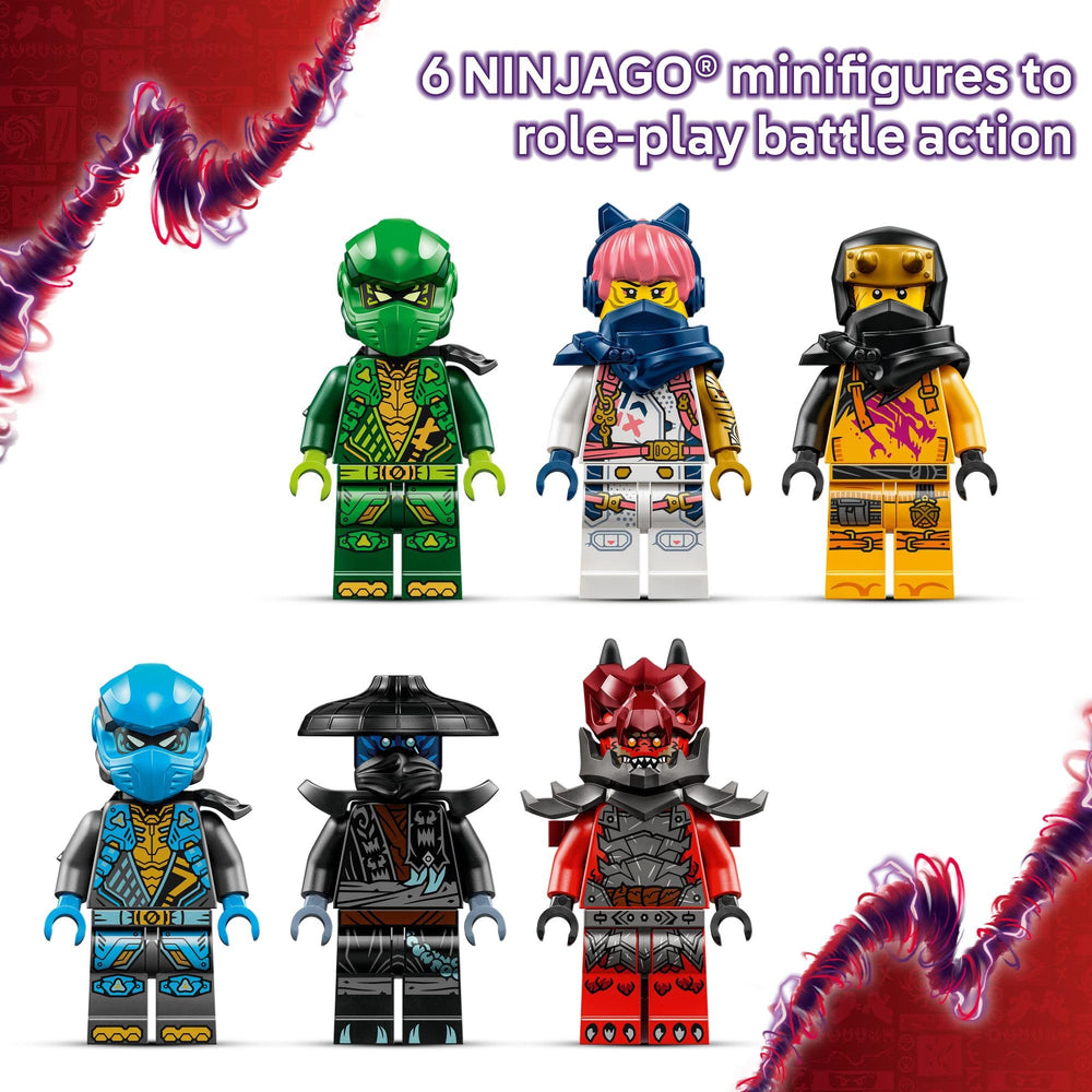 LEGO NINJAGO Six minifigures Lloyd Nya Arin Sora Nokt Tyr for epic battles
