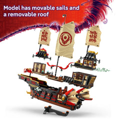 LEGO NINJAGO Temple Bounty captain's quarters reveal secret map feature
