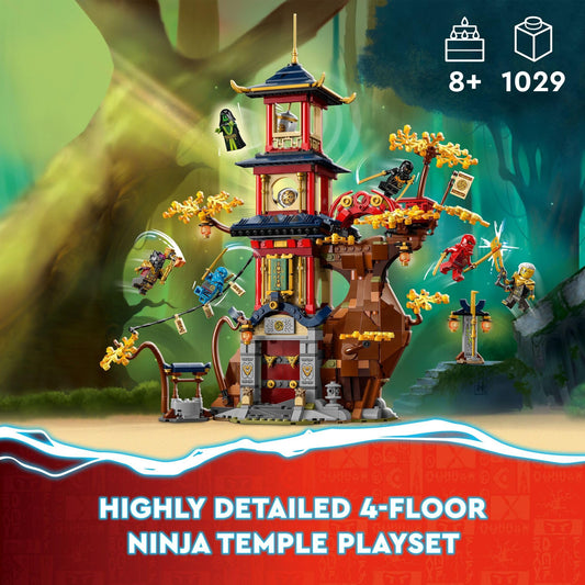 LEGO NINJAGO temple dragon energy core top view for dramatic battles