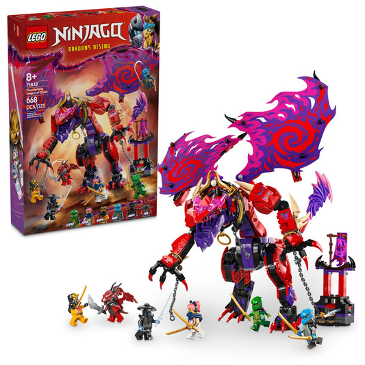 LEGO NINJAGO Thunderfang Dragon figure for dynamic battles and poseable action