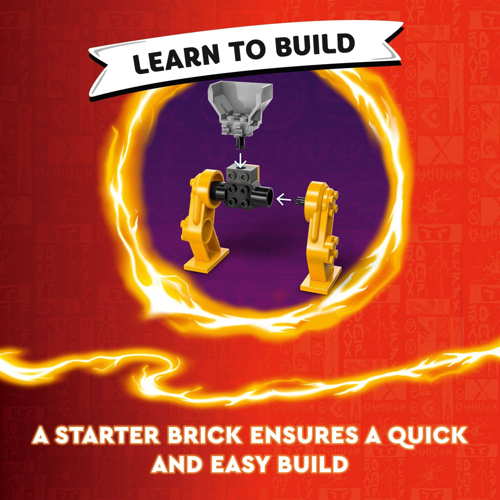 LEGO NINJAGO weapons rack with two katana swords for role play