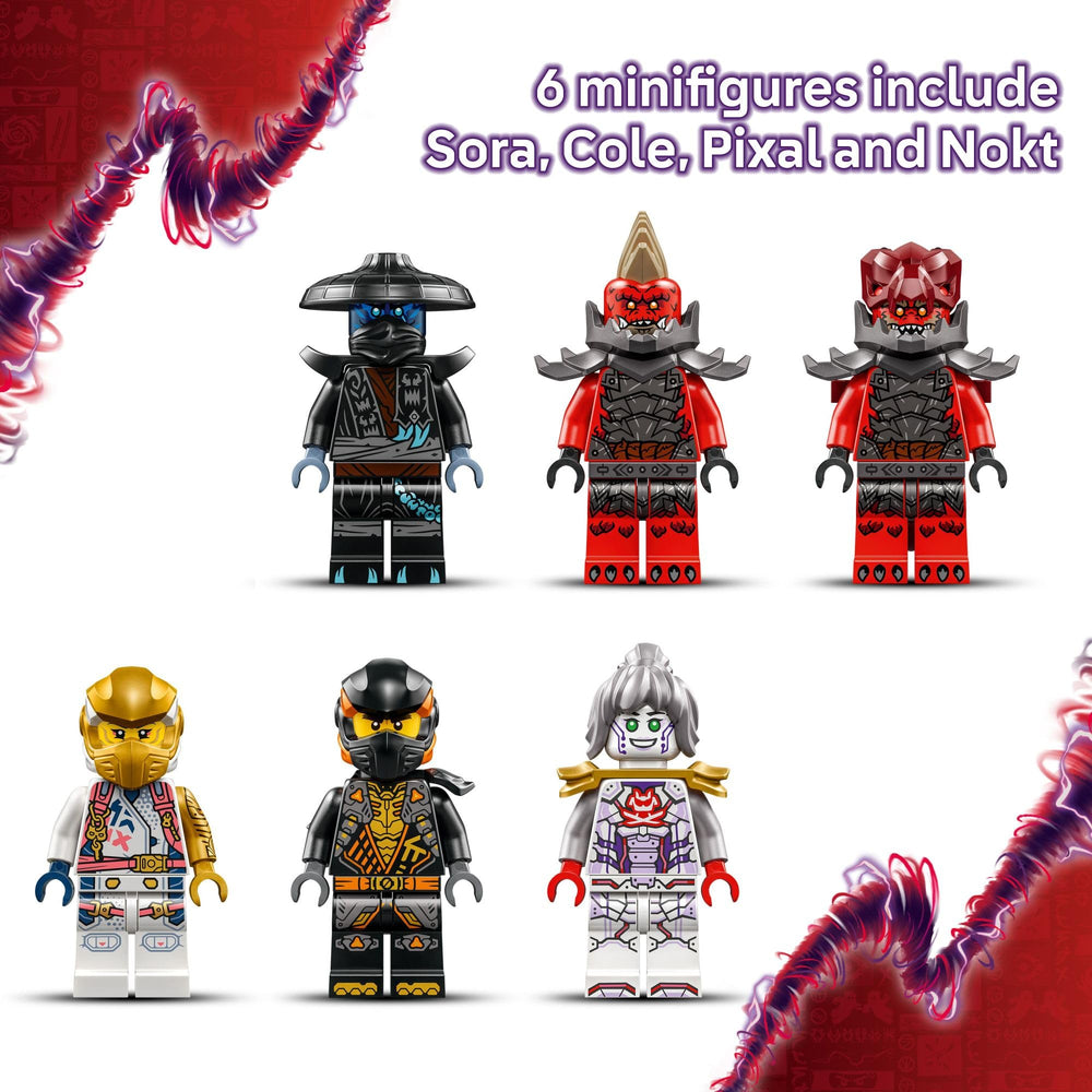 LEGO NINJAGO Zane’s Ultra Combiner Mech dragon toy, adds dragon-wing action and poseability.