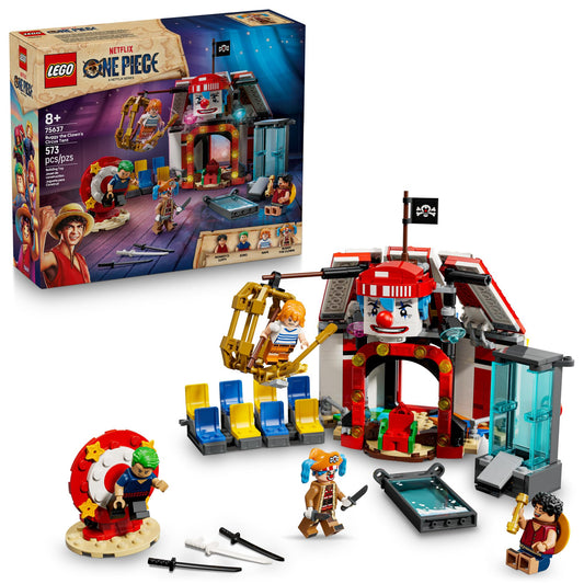 LEGO One Piece Buggy the Clown Circus Tent build for imaginative play and display