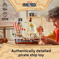 LEGO One Piece Going Merry crew minifigs bring the Straw Hat crew to life.