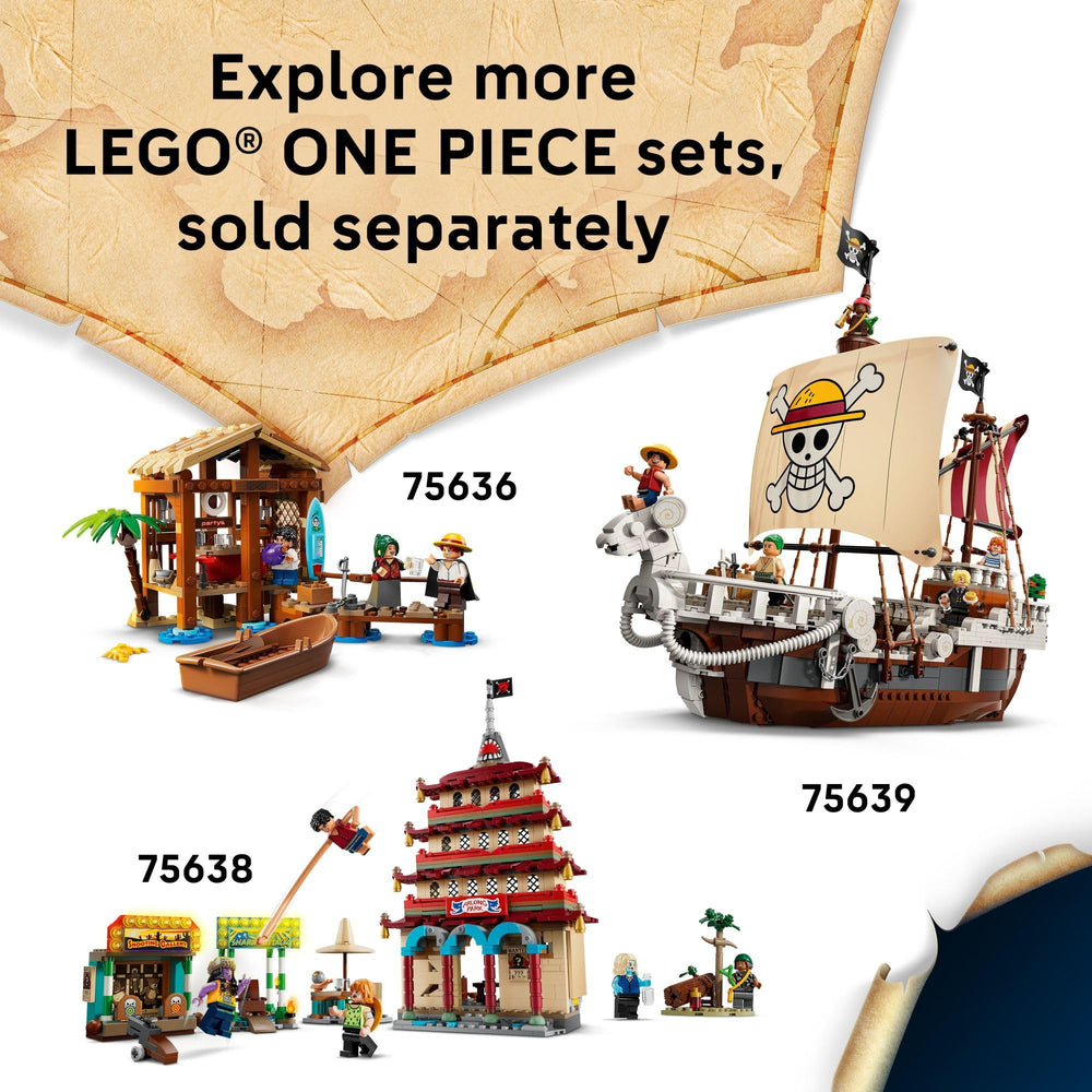 LEGO One Piece Wanted posters and treasure boxes for hidden pieces