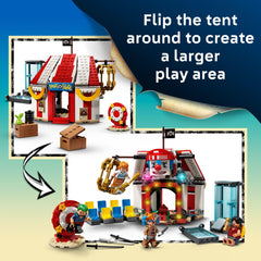 LEGO One Piece Zoro minifigure prepared for duels and quests