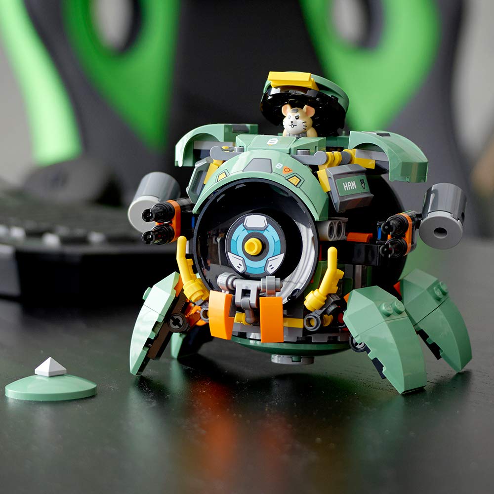 LEGO Overwatch Wrecking Ball quad cannons highlight authentic game details