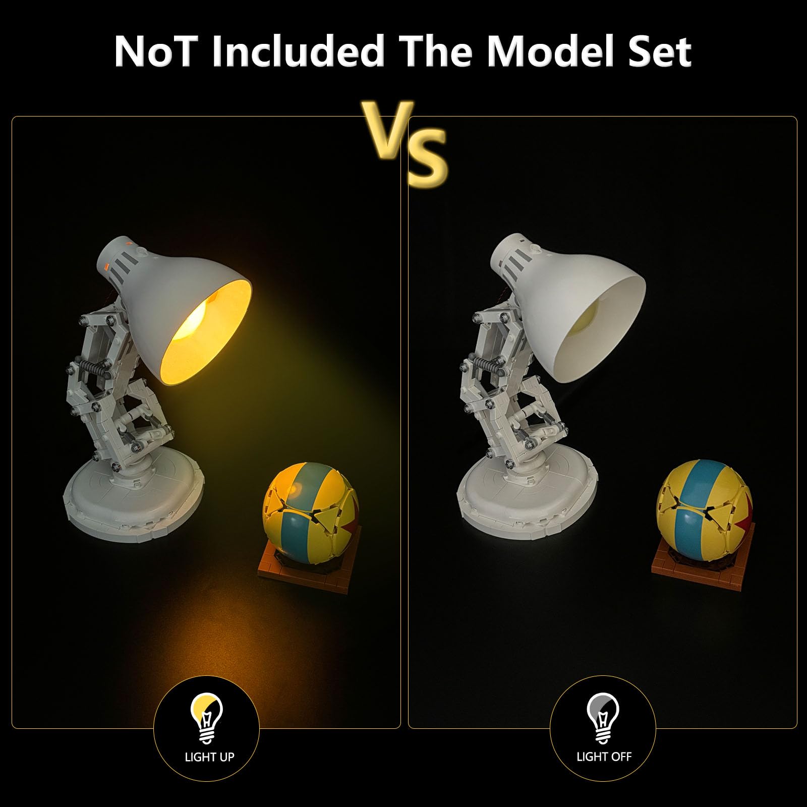 Lego Pixar Luxo Jr light kit installation guide supports a smooth DIY setup.