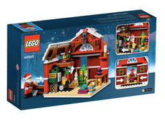 LEGO Santa Claus Workshop 40565 buildable toys display sparks imaginative scenes.