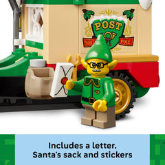 LEGO Santa's Delivery Truck presents inside enhances imaginative play experiences.