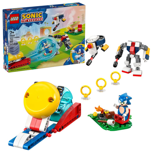LEGO Sonic The Hedgehog figure boosts imaginative play in the campfire clash.