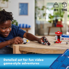 LEGO Sonic Shadow Escape motorcycle pose ready for high-speed action