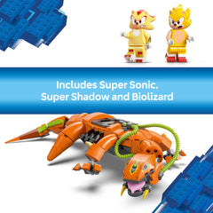 LEGO Super Shadow minifigure for heroic storytelling