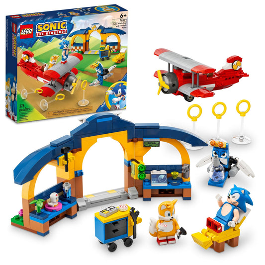 LEGO Sonic tails-workshop 76991 scene offers imaginative play and storytelling.