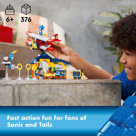 LEGO Sonic tornado-plane 76991 enables action-packed missions and rescue scenes.