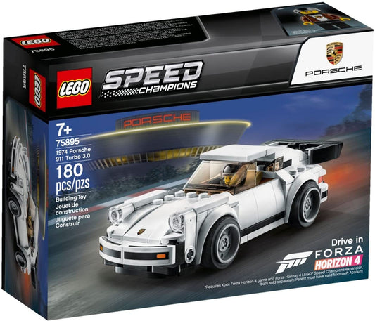 LEGO Speed Champions Porsche cockpit with removable windshield for minifigure access