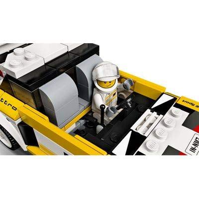 LEGO Speed Champions 1985 Audi S1 badge livery for collectors and builders