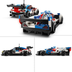 LEGO Speed Champions BMW M4 GT3 side profile for dynamic display