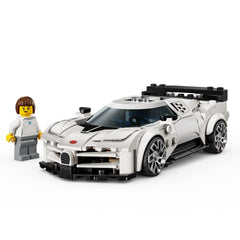 LEGO Speed Champions Bugatti Centodieci build kit for immersive racing play