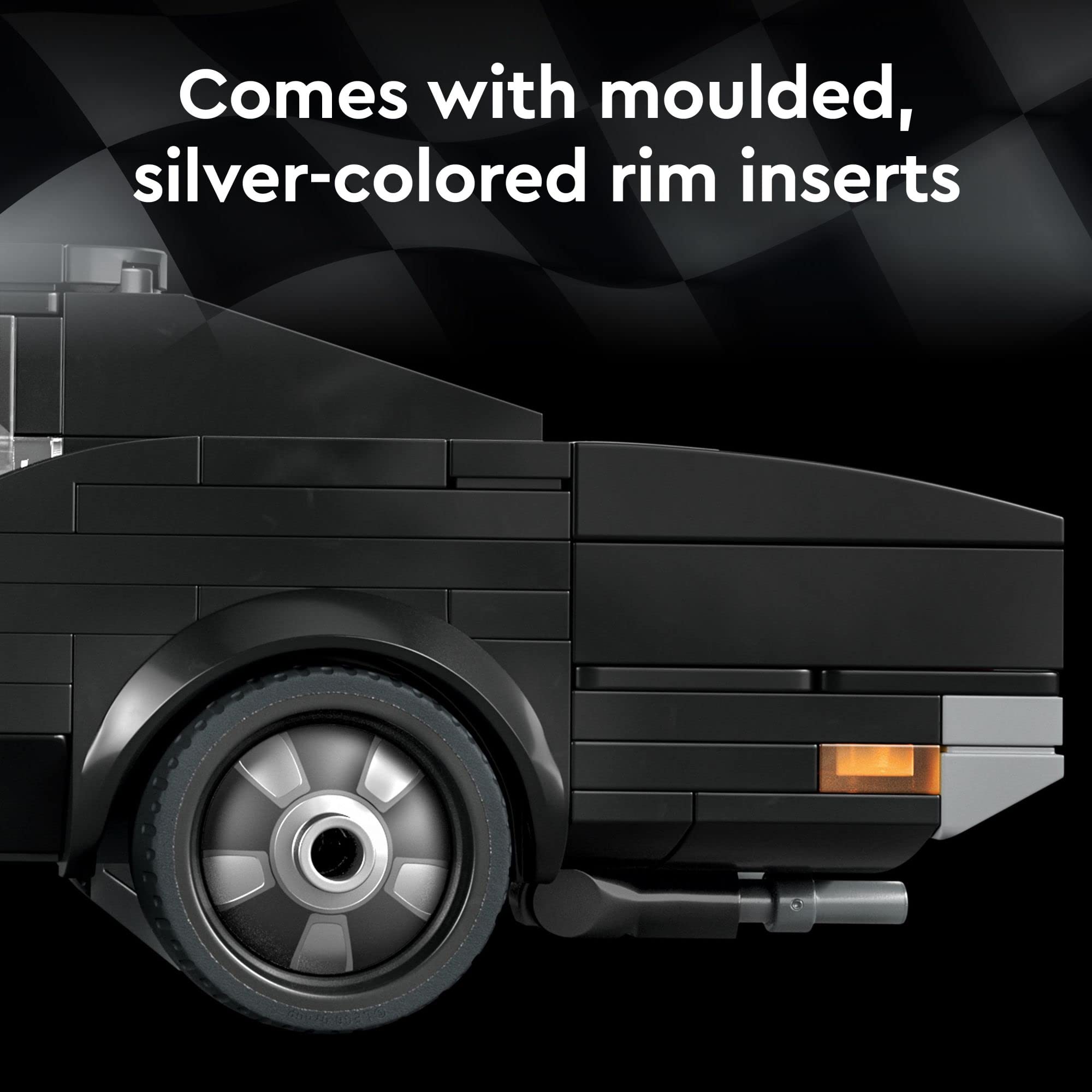 LEGO Speed Champions hood scoop detail for dynamic building and display.