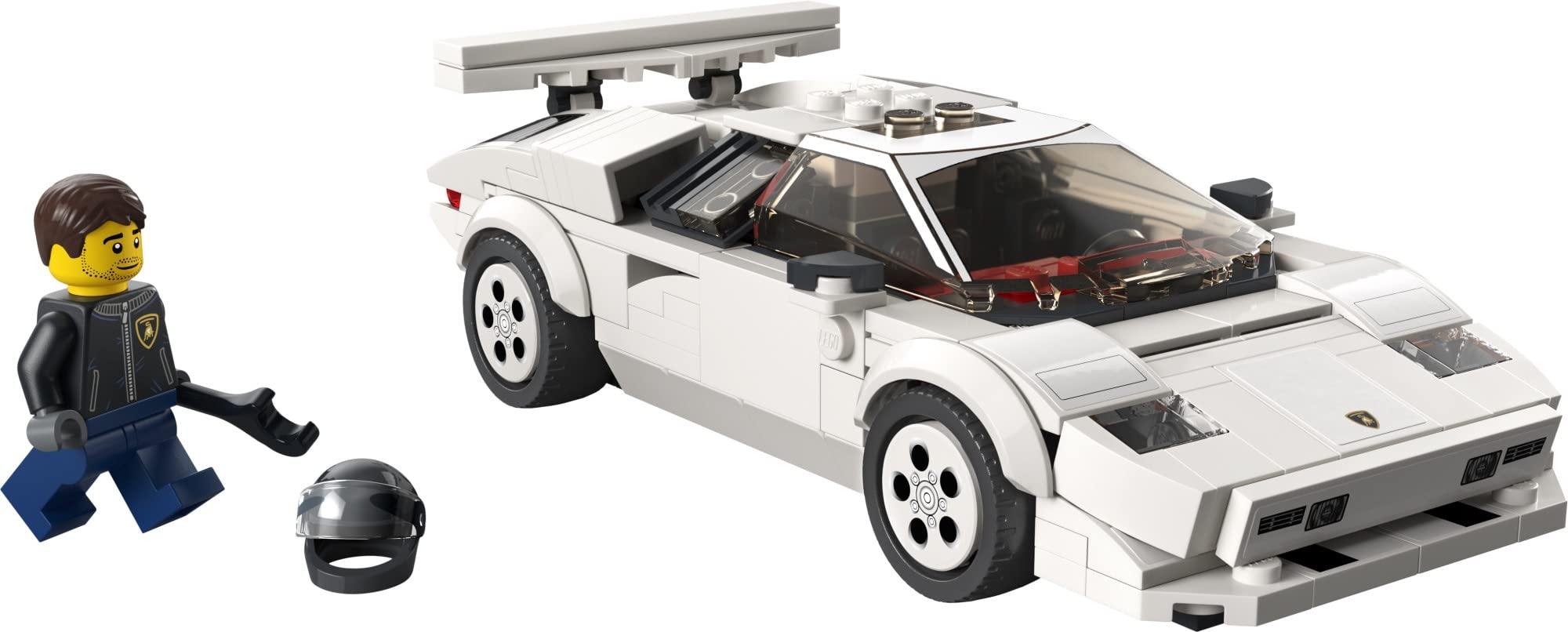 LEGO Speed Champions Lamborghini Countach 76908 wheels and stance for authentic look