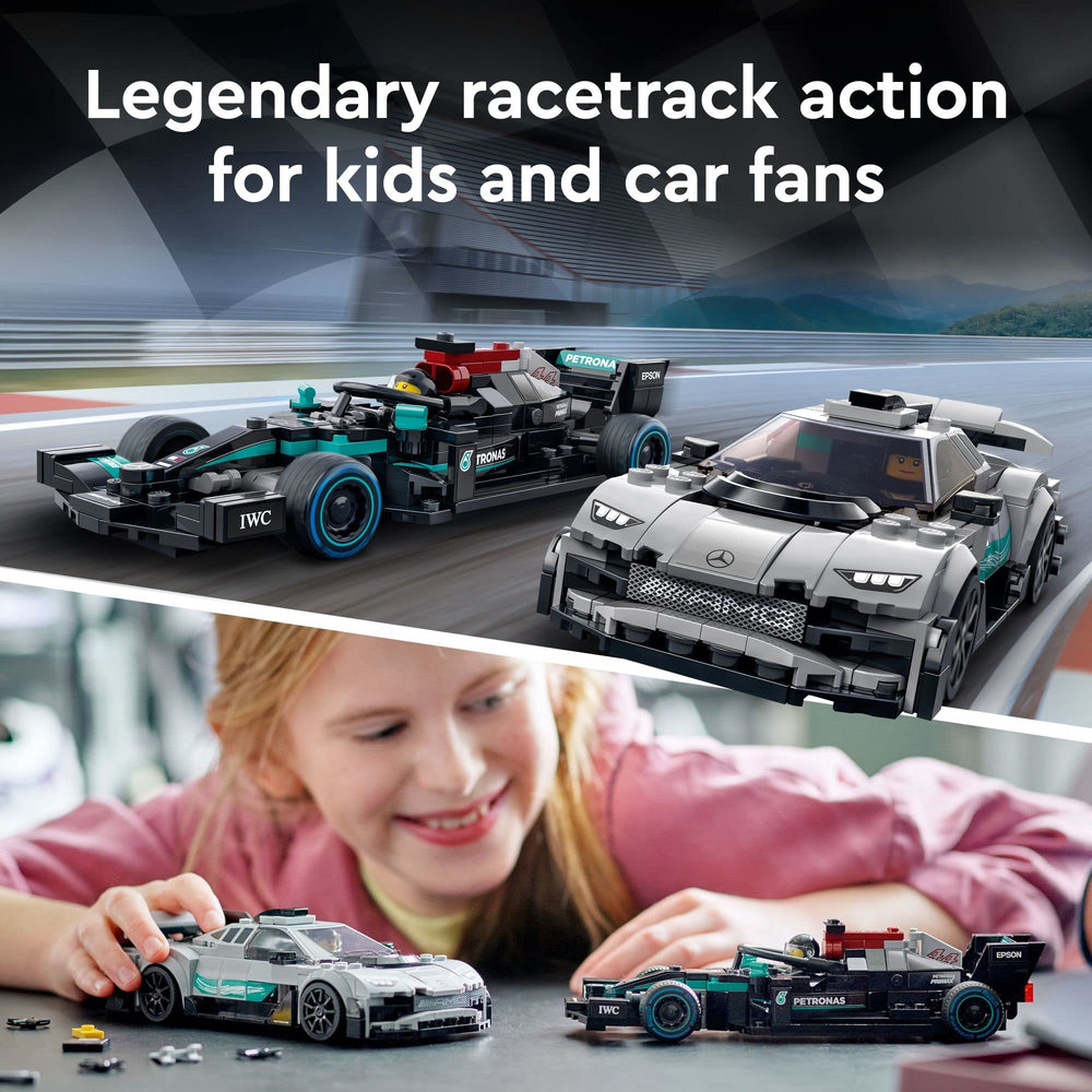 LEGO Speed Champions Mercedes-AMG F1 W12 E detailed cockpit for authentic play