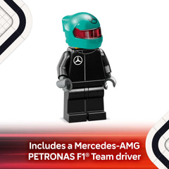 LEGO Speed Champions Mercedes-AMG F1 W15 driver minifigure in team livery