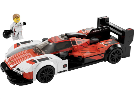 LEGO Speed Champions Porsche 963 76916 cockpit detail for immersive building and play