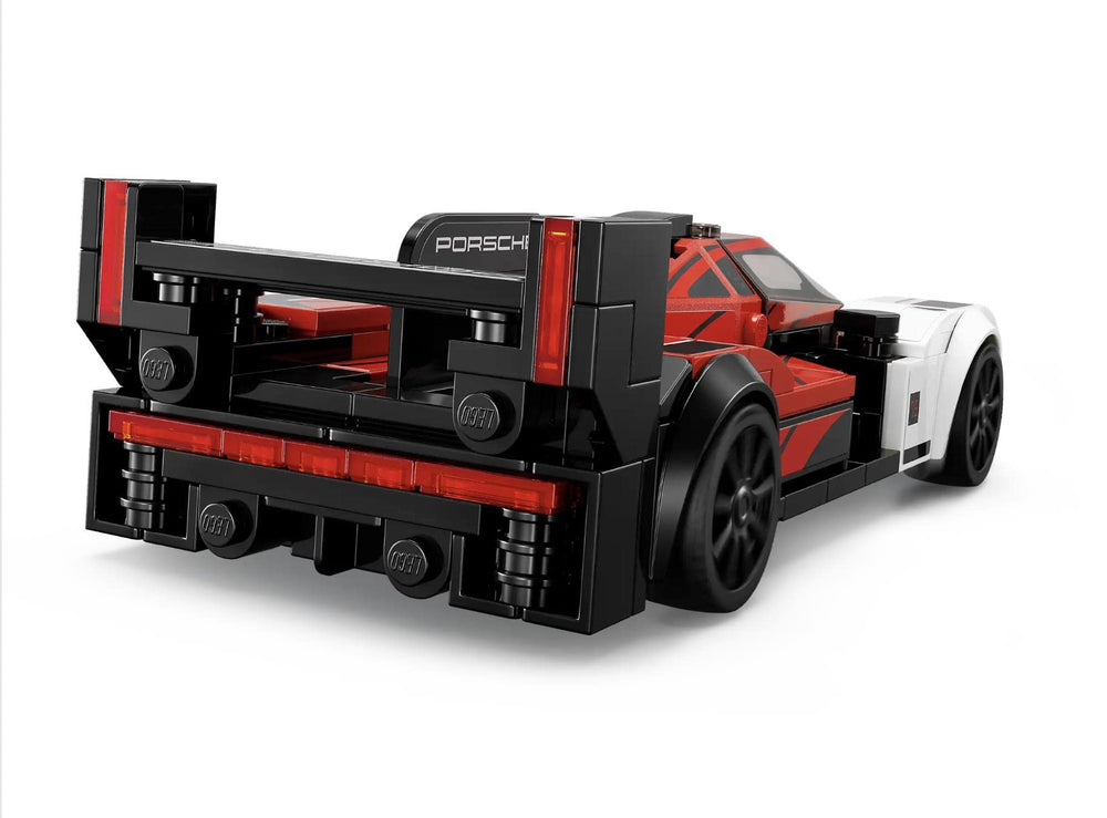 LEGO Speed Champions Porsche 963 76916 vivid livery detail enhances display impact