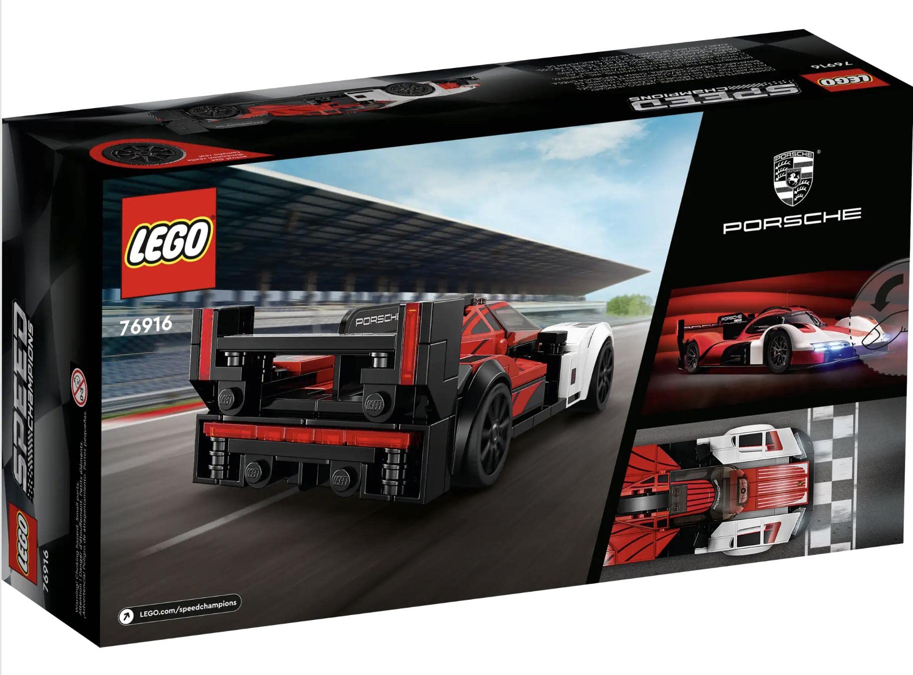 LEGO Speed Champions Porsche 963 76916 Builder App compatibility for 3D viewing