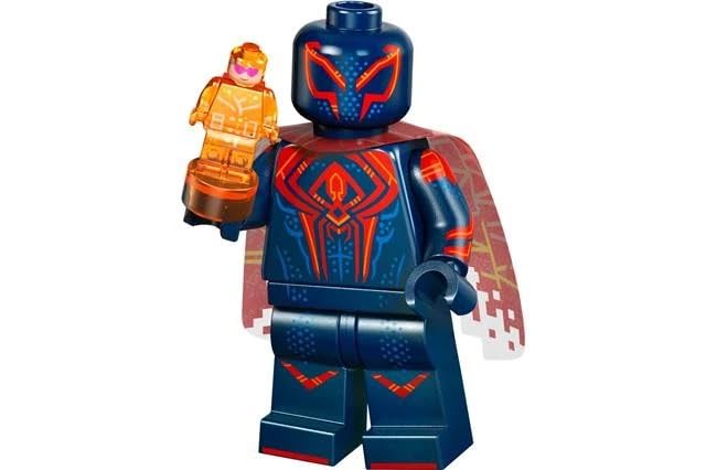 LEGO Spider-Man 2099 minifigure from Spider-Verse for imaginative play and display.