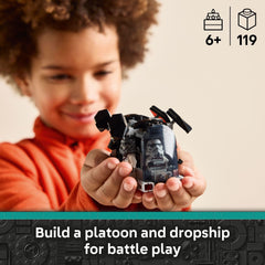 LEGO Star Wars minifigures Death Trooper and Night Trooper with detailed helmets for play
