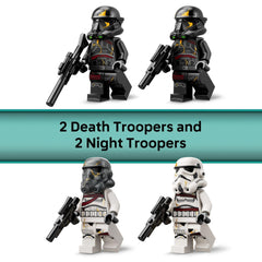 LEGO Star Wars rear weapon storage keeps blasters organized between missions