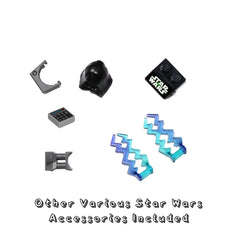 LEGO Star Wars black hood accessory for cloaked minifigures.