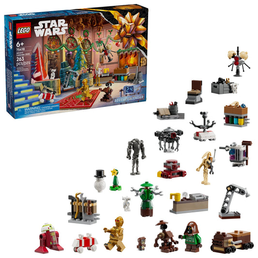 LEGO Star Wars Advent Calendar 2025 front box inspires daily holiday surprises