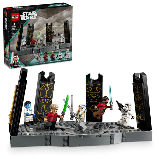 LEGO Star Wars Ahsoka Tano Duel on Peridea platform for dynamic battles and display