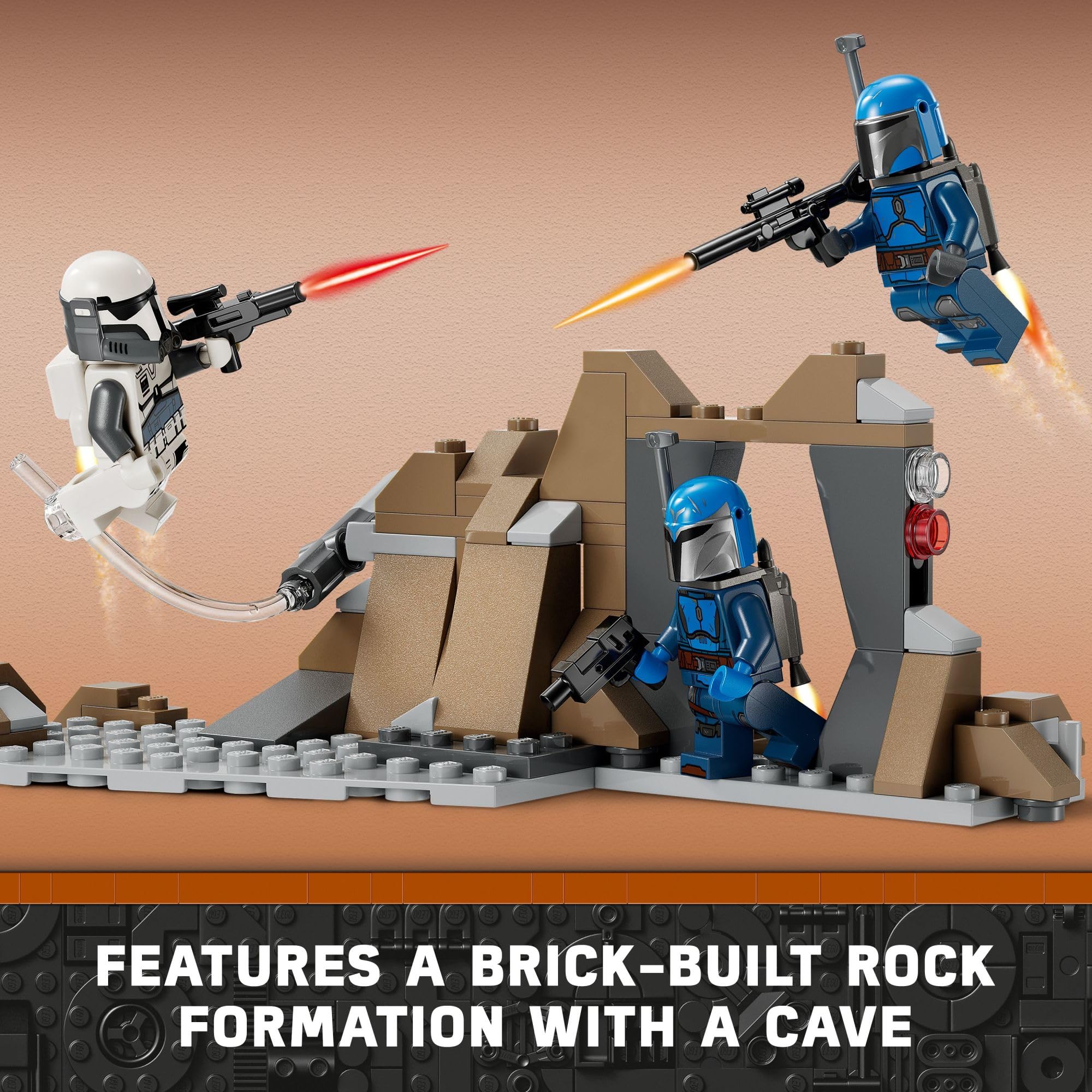 LEGO Star Wars four minifigures offer diverse roles for cooperative battles and storytelling.