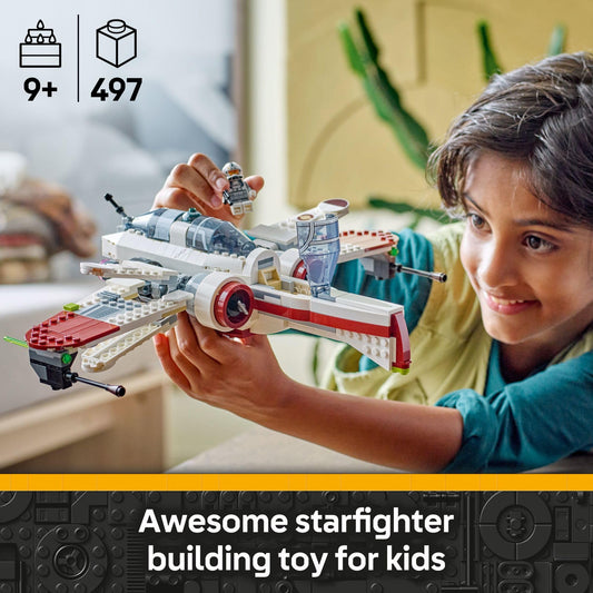 LEGO Star Wars ARC-170 cockpit open, easy access for pilots and action scenes.