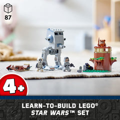 LEGO Star Wars AT-ST 75332 posable walker cockpit for role-play adventures and quick builds