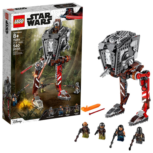 LEGO Star Wars AT-ST Raider 75254 front view with poseable legs for action play.