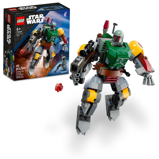 LEGO Star Wars Boba Fett Mech cockpit opening for immersive play