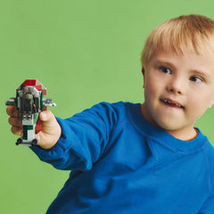 LEGO Star Wars Boba Fett's Starship with adjustable wings for versatile flight