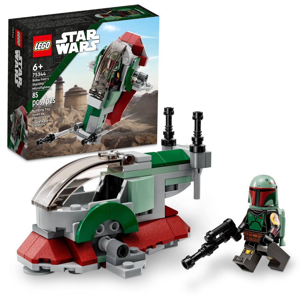 LEGO Star Wars Boba Fett's Starship cockpit opens for quick play sessions