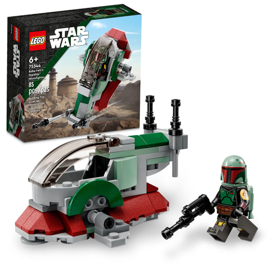 LEGO Star Wars Boba Fett's Starship cockpit opens for quick play sessions