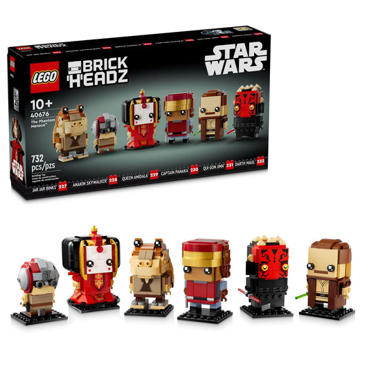 LEGO Star Wars BrickHeadz Jar Jar Binks figure for display and collector gift