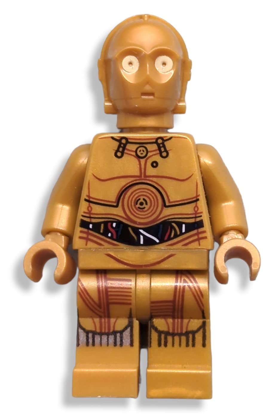 LEGO C-3PO minifigure 75136 for display and collection.