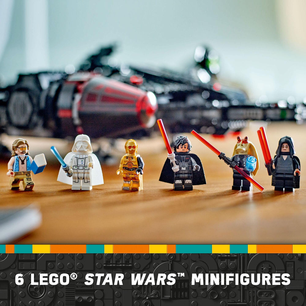 LEGO Star Wars Dark Falcon size and display presence adds shelf appeal.