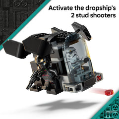 LEGO Star Wars dropship cockpit canopy enhances pretend missions and quick drops