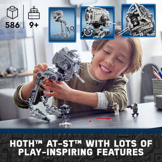 LEGO Star Wars Hoth AT-ST cockpit-access view highlighting minifigure access