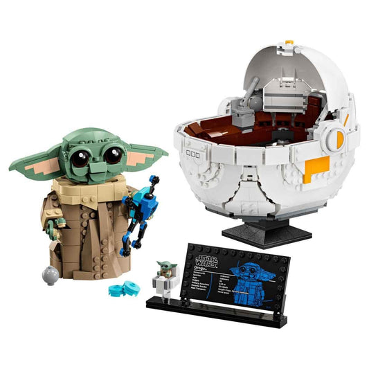 LEGO Star Wars Hoverplum display model with poseable arm.